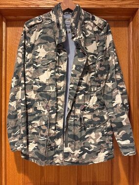 Levi's Women's Camo Utility Jacket - Green/Tan/Black